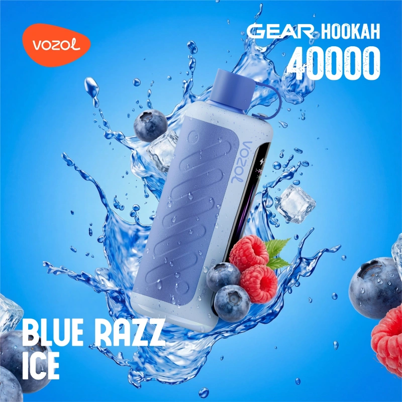 Vozol Hookah 40000 Blue Razz Ice